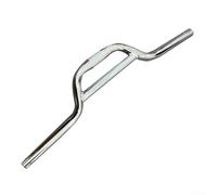 Silver Bike Handle Bar 25.4mm Diameter Sturdy | High-strength steel, rust resistant coating, 25.4mm clamp, 520mm width, per mountain bike upgrade