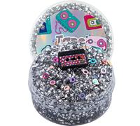 Silver Bingsu Slime, melma crunchy per bambini, regalo per feste per ragazze e ragazzi di età compresa tra 8 e 12 anni, giocattolo sensoriale, regalo di Natale e di Hallowmas