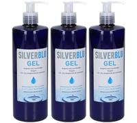 Silver Blu Gel Igienizzante Mani 500 Ml 3x500 ml Gel