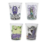 Silver Buffalo Disney Nightmare Before Christmas Character Portraits - Set di 4 bicchieri, 42,5 g
