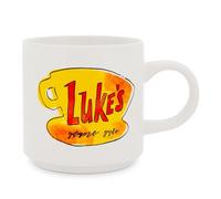 Silver Buffalo Gilmore Girls Luke's Diner - Tazza in ceramica impilabile, capacità 370 ml