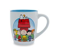 Silver Buffalo Peanuts Tazza Latte in Ceramica 25 Once, Scene