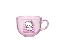 Silver Buffalo Hello Kitty - Tazza da caffè in vetro, 470 ml