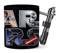 Silver Buffalo Star Wars SW12433D Light Saber Handle 3D tazza in ceramica, multicolore