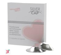 SILVER CAP COPPETTE IN ARGENTO COPRI CAPEZZOLI PER ALLATTAMENTO 2 PEZZI