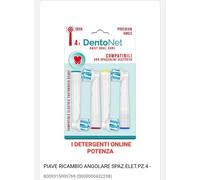 SILVER CARE RICAMBIO TESTINE SPAZZOLINO ELETTRICO 2CONFEZIONI DA 4 PEZZI