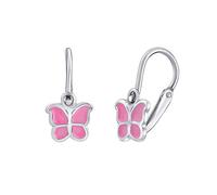 Silver children's Orecchini Butterfly-light pink SILVEGOB70273-sp