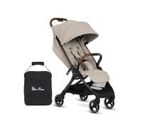 Silver Cross - Passeggino compatto Clic 2 e borsa da viaggio - Passeggino da viaggio per la vita in movimento - Pieghevole e leggero - Adatto dalla nascita ai 4 anni - Latte