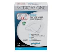 Silver Cross SILVER CROSS AIRPORE MEDICAZIONE OCULARE 10 PEZZI