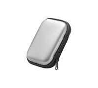 (silver) Data Frog Protable Bag for RG35XX Plus Case for ANBERNIC RG35XX Cover Case