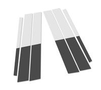 Silver Door Window Pillar Post Cover Silver Fit for Lincoln Town Car 1998-2011