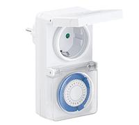 Silver Electronics 49403 - Timer analogico 24 ore IP44