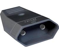 Silver Electronics 9158 Spina Femmina, 250 V, Nero