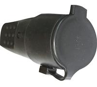 Silver Electronics 9173 Spina femmina IP44, nero