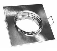 Silver Electronics cerchio quadrato basculante, nichel satinato