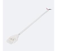 SILVER ELECTRONICS - Connettore di alimentazione + cavo spelato (1m) per striscia LED monocolore 230 V 12 mm IP44