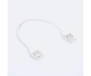 SILVER ELECTRONICS - Connettore intermedio + cavo per striscia LED monocolore 230 V 12 mm IP44