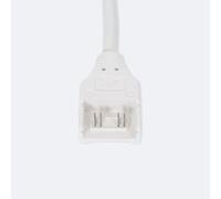 SILVER ELECTRONICS - Connettore intermedio + cavo per striscia LED RGB 230 V 12 mm IP44