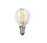 Silver Electronics, lampadina, 3 watt, trasparente, LED con filamento, forma sferica, E14, 3 W