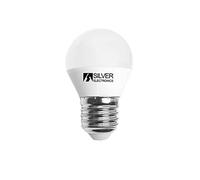 Silver Electronics LED sferica regolabile E27, 5 W, bianco