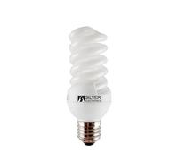 Silver Electronics Mini Full lampadine a risparmio energetico, 2700 K E27, 20 W, bianco
