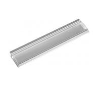 Silver Electronics profilo per incasso diffusore trasparente, Argento