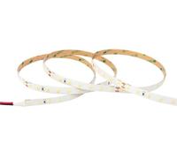 SILVER ELECTRONICS - Striscia LED 624lm 4,8W/m 3000K 5m 24V IP65 larghezza 8mm taglio 10cm 30.000h