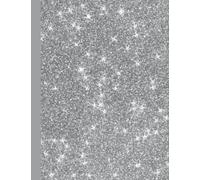 Silver Glitter Composition Notebook: 8.5 X 11 Standard College Ruled Paper Lined Journal, Silver Glitter Texture Cover - A Special Gift For First-year Students