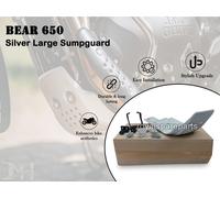 SILVER GRANDE SUMPGUARD Adatto Per ROYAL ENFIELD BEAR 650