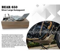 SILVER GRANDE SUMPGUARD ADATTO PER ROYAL ENFIELD BEAR 650
