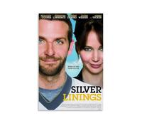 Silver Linings Playbook 2012 - Stampa su tela con pittura a olio, impermeabile e antimacchia, adatto a qualsiasi stile decorativo di camera da letto, soggiorno, ufficio, senza cornice, 30 x 45 cm