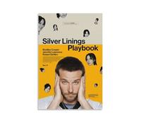 Silver Linings Playbook - Poster su tela con film drammatico romantico, decorazione artistica da parete (2) poster su tela e stampa artistica da parete moderna per la famiglia, 60 x 90 cm