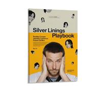Silver Linings Playbook - Poster su tela, motivo: film drammatico romantico, decorazione artistica da parete (2) poster decorativo moderno per la casa, 30 x 45 cm