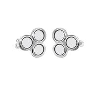 (Silver, Multicolor) 2Pcs For Meta Quest 3S Front Lens Alloy + Tempered Glass Anti-Explosion Protective Film - Black