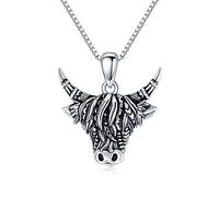 Silver Owl Elephant Highland Raven Raven Wolf Hamsa Arrowhead collane a sospensione Viking Vintage Gioielli Regali per uomini Donne