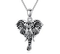 Silver Owl Elephant Highland Raven Raven Wolf Hamsa Arrowhead collane a sospensione Viking Vintage Gioielli Regali per uomini Donne
