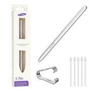 (Silver) Penna stilo sensibile alla pressione con 5 punte, senza logo, compatibile con Samsung Galaxy Tab S10/S9 Series.