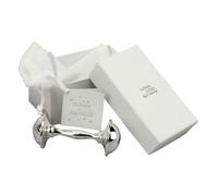 Silver Plated Twinkle Twinkle Luxury Baby Rattle NEW Boxed Gift