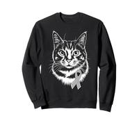 Silver Ribbon Support Morbo di Parkinson Consapevolezza Gatto Felpa