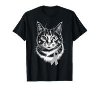 Silver Ribbon Support Morbo di Parkinson Consapevolezza Gatto Maglietta