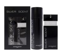 Silver Scent di Jacques Bogart per uomo - Confezione regalo da 2 pezzi, 3,33 oz EDT Spray, 6,66 oz Spray corpo