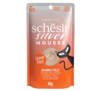 Silver Senior Cat Salmone e Pollo Mousse - 80GR