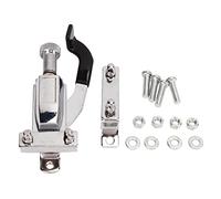 Silver Snare Drum Strainer | Easy Installation & Scratch - Safe Design | Metal Drum Regulator for Skilled/Amateur Drummers | Sturdy with 4 Screws/Nuts/Washers