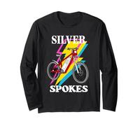 Silver Spokes E-Bike Riders Senior Group Cruising Style Maglia a Manica