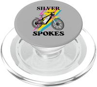 Silver Spokes E-Bike Riders Senior Group Cruising Style PopSockets PopGrip per MagSafe