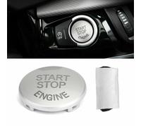 Silver Start Stop Coperchio interruttore pulsante motore Per BMW E90 E60 E84 T9