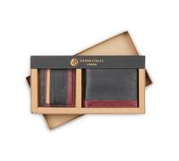 Silver Street London Torino - Portafoglio da uomo in pelle, multifunzione, con blocco RFID, porta carte di credito, regalo di Natale per lui per la festa del papà, Ossedio, Standard, Portafogli