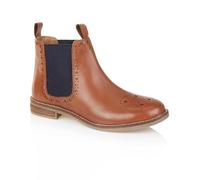 Silver Street London Zoey, Stivali Chelsea Donna, Marrone Chiaro, 38 EU