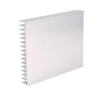 Silver Tone Aluminium Heat Diffuse Sink Cooling Fin 120x100x18mm