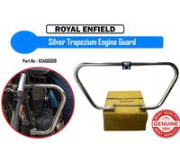 Silver Trapezium Engine Guard Royal Enfield Meteor/New Classic/New Bullet - 350